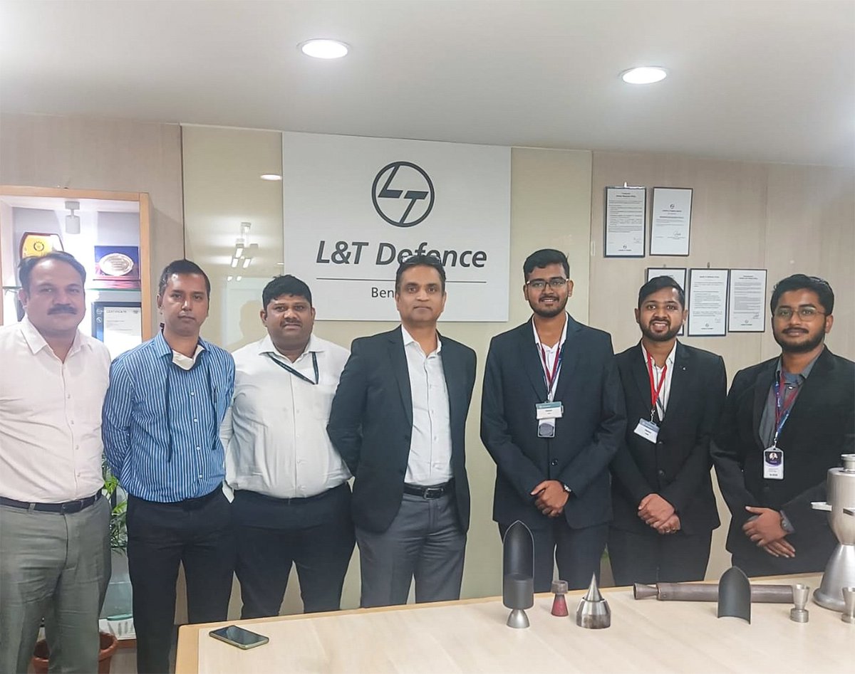 Space_Fields's tweet image. Our Team had a great time interacting with senior officials from L&amp;amp;T Defence to explore strategic collaborations, given L&amp;amp;T&apos;s strong foothold in the A&amp;amp;D sector. 

@larsentoubro

#newspace #aerospace #spacefields