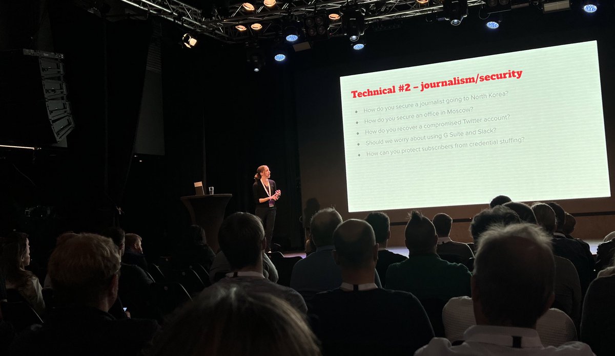 Secure Practice (@securepractice) on Twitter photo #tfw your colleague approaches you as a security person and says: «Hey, I’m going to North Korea next week, what do I do?» <a href="/runasand/">Runa Sandvik</a> kicks off <a href="/OsloBSides/">BSides Oslo</a> #tfw your colleague approaches you as a security person and says: «Hey, I’m going to North Korea next week, what do I do?» <a href="/runasand/">Runa Sandvik</a> kicks off <a href="/OsloBSides/">BSides Oslo</a>