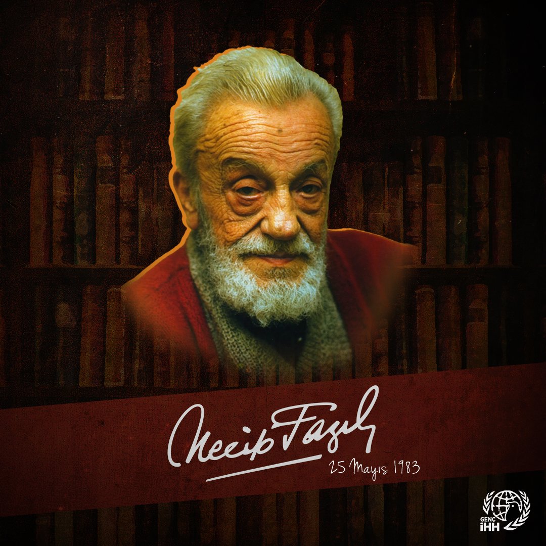 "İslam inkılâbının ruhunu dökeceği kalıp gençliktir."

Hayatını İslam davası ve gençliğe adayan, fikir ve aksiyon adamı Üstad #NecipFazılKısakürek'i vefatının 39. yılında rahmetle anıyoruz.