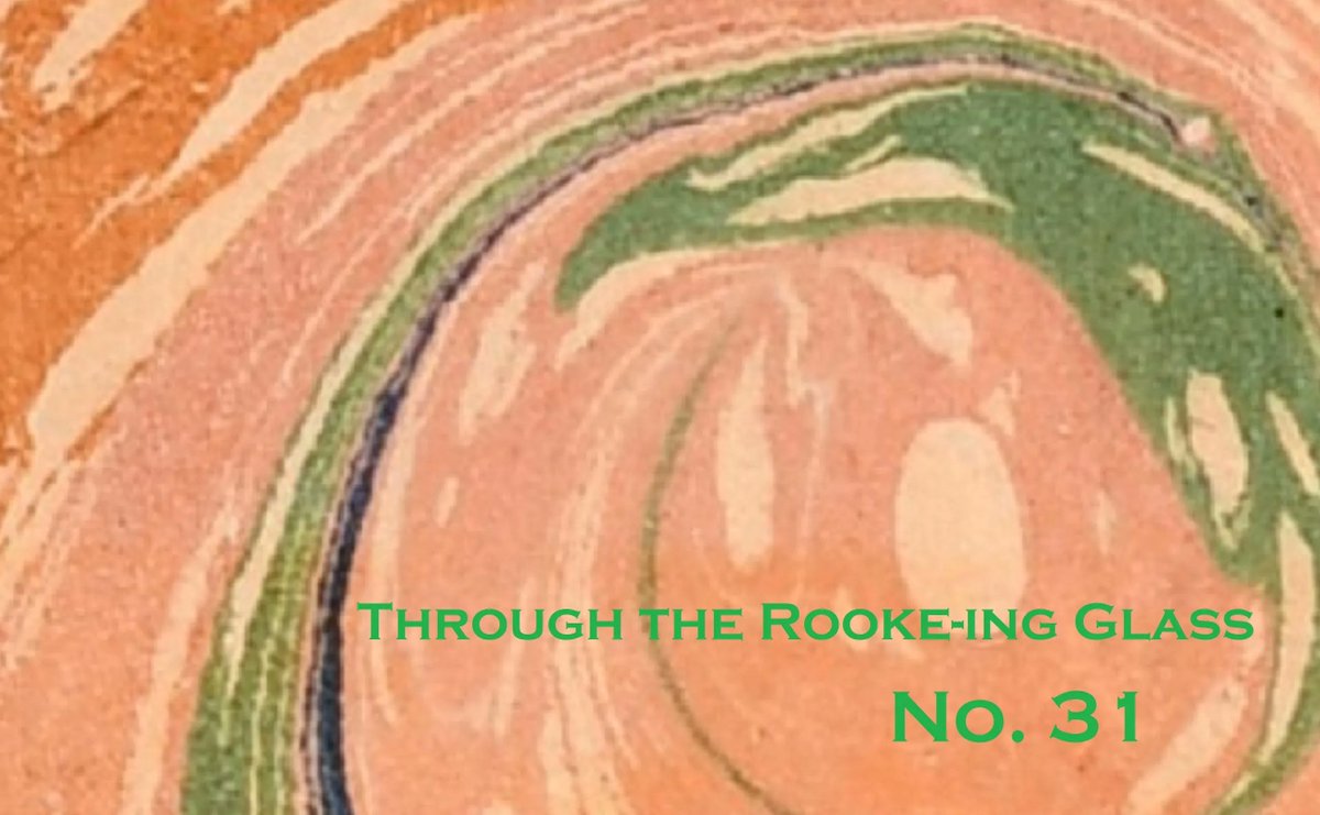 Through the Rooke-ing Glass No. 31 is out now and ready to be read over on our website! Some of our most unusual new arrivals are featured, including an exceptionally scarce Czechoslovakian folding paper theatre, and a 1682 treatise on Christianity.

buff.ly/3o8HOpT