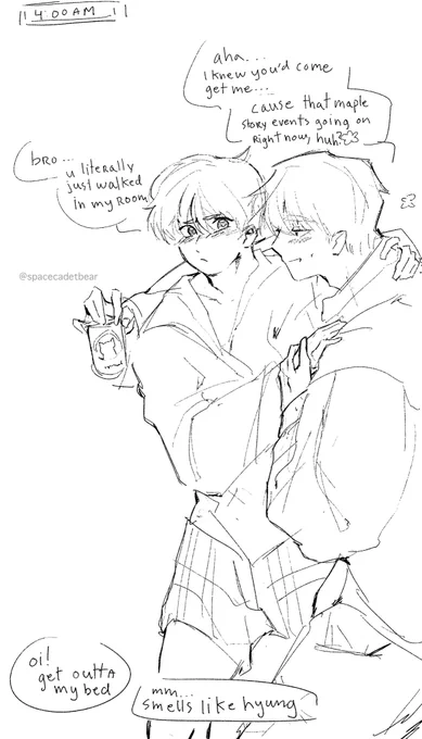 drunk nj 🐨🐹 #namjin 