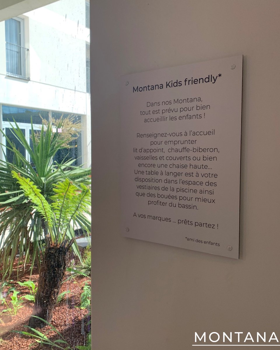 [#Résidence 🏡]
N'oubliez pas que chez Montana tout est prévu pour bien accueillir les enfants !😋
Lit d'appoint, chauffe-biberon, chaise haute, table à langer, bouées pour la piscine... 
Toutes nos Montana sont équipées pour que vous passiez de beaux après-midi en famille ! ✨
