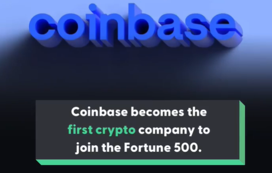 shio254's tweet photo. Crypto exchange Coinbase has entered the Fortune 500, a ranking of the biggest U.S. companies by revenue, becoming the first cryptocurrency company to join the list. ✅#finance #financenews #crypto #cryptoexchange #cryptomarket #cryptocurrency #coinbase #coinbasewallet https://t.co/L1Dvlw06T9