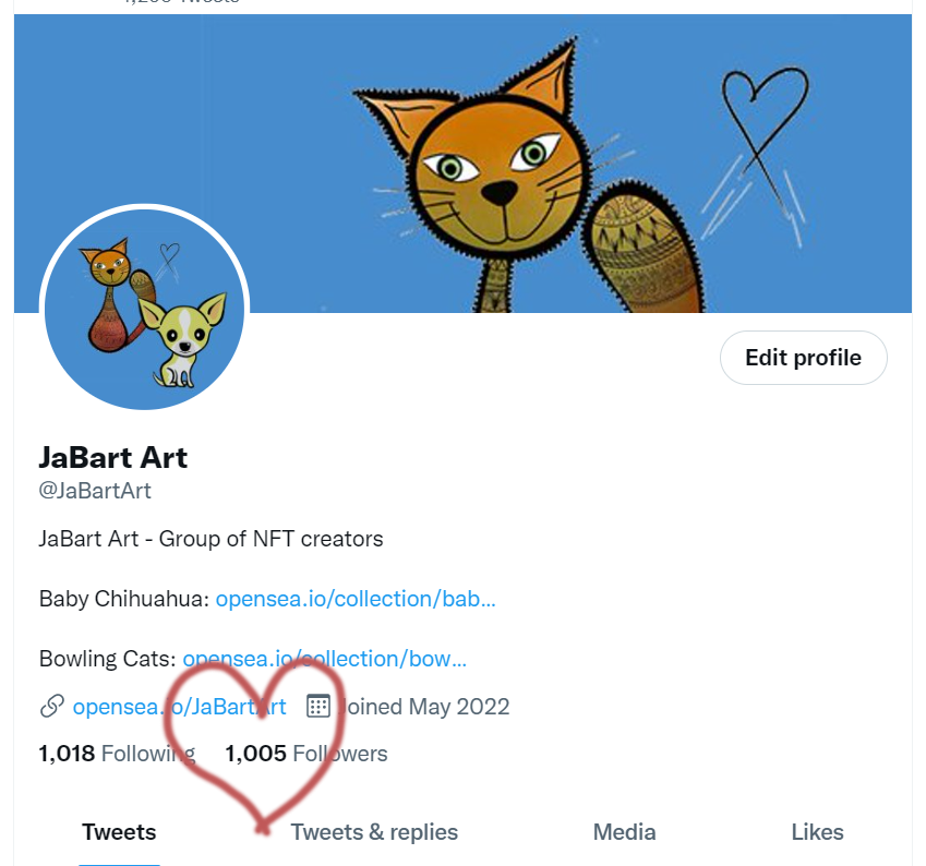JaBartArt's tweet photo. 🥳🥳We reached 1000 followers🥳🥳
   😍Thank you all for your support😍

           😉We keep our promise😉

We will be buy one NFT from followers, we are choosing now.

#NFTCommunity #NFTs #nftcollector  #NFTartwork #NFTCollection #Nftarts #NFTdrop #ETH #EthereumNFTs https://t.co/q0anpdYRIU