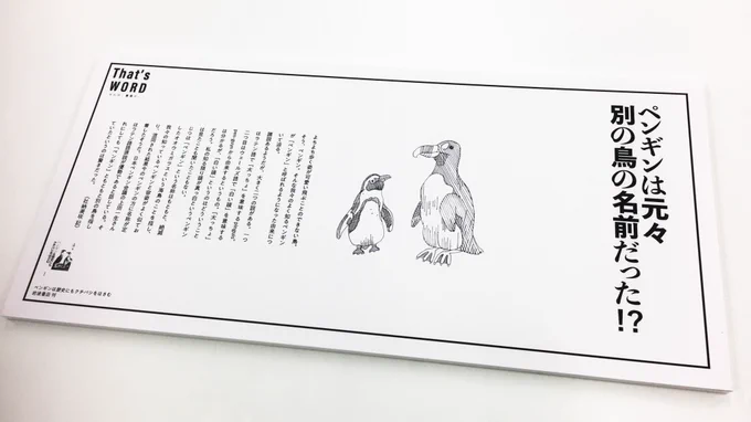 「That's WORD  それが、言葉だ。」

好きな言葉を選んで、それが何故そう呼ばて使われるようになったのか言葉の語源について調べてまとめる課題。 