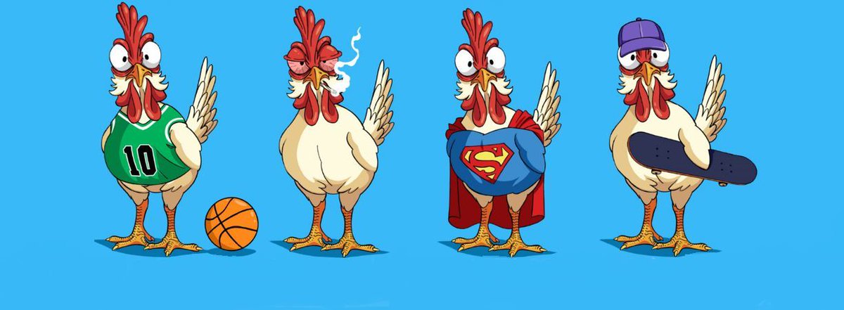 chickenclubfr's tweet photo. Welcome to my NFT universe.
big thank you to those who support me !! π
https://t.co/wHBfbZ2c1L
#NFTCommunity #NFTs #NFTsCommunity #PolygonNFT #Cryptos #NFTchicken https://t.co/TBakfJOVZo