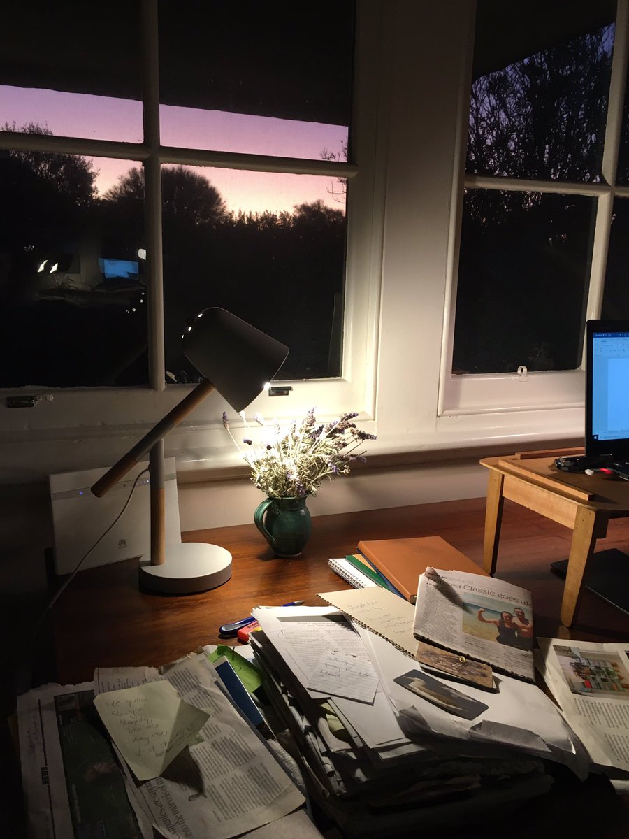 AndreaRowe_au's tweet photo. 2 week #writersresidency @MornPenShire #PtNepean #PolicePoint cottage. Faltered with writing agonies today. Convinced myself I can’t write a novel. Found @Writers_Vic #Writeability note from critiques: @annaspargoryan says this is “ridiculously good.” All I needed! Back writing! https://t.co/kZqtLrGMWa
