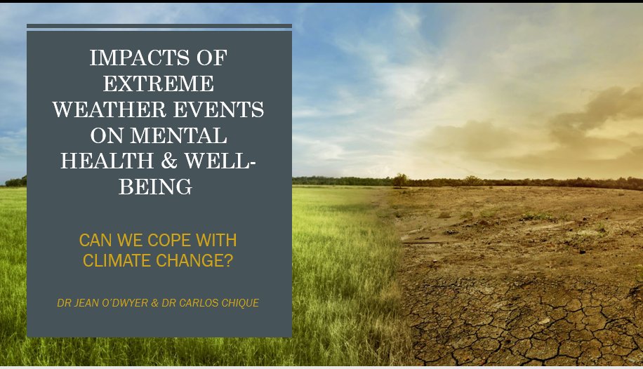 For those registered for #EGU2022, our work (shout out to <a href="/cchiquec/">Xique</a>) on the <a href="/EPAResearchNews/">EPA Research News</a> CRISIS (<a href="/UccCrisis/">CRISIS_UCC</a>) project will be presented at a Press Conference at 11am (Vienna time). 

Come along if you want to hear an overview of the impact of Climate Change on mental health!