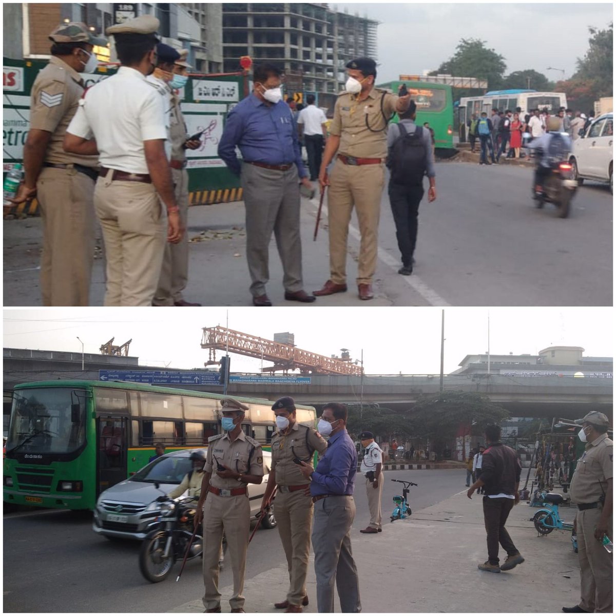 ಮಡಿವಾಳ ಸಂಚಾರ ಪೊಲೀಸ್ ಠಾಣಾ ವ್ಯಾಪ್ತಿಯ ಸಿಲ್ಕ್ ಬೋರ್ಡ್ ಜಂಕ್ಷನ್ ಗೆ ಮಾನ್ಯ ಜಂಟಿ ಪೊಲೀಸ್ ಆಯುಕ್ತರು ಸಂಚಾರ ರವರು ಭೇಟಿ ನೀಡಿ, ಸದರಿ ಜಂಕ್ಷನ್ ನಲ್ಲಿ ಇರುವ ಸ್ಥಿತಿಗತಿ ಹಾಗೂ ವಾಹನಗಳ ಸುಗಮ ಸಂಚಾರಕ್ಕೆ ಕೈಗೊಳ್ಳಬೇಕಾದ ಸುಧಾರಣಾ  ಕ್ರಮಗಳ ಬಗ್ಗೆ ಚರ್ಚಿಸಿ ಸೂಕ್ತ ನಿರ್ದೇಶನವನ್ನು ನೀಡಿದರು. <a href="/DgpKarnataka/">DGP KARNATAKA</a> <a href="/CPBlr/">CP Bengaluru ಪೊಲೀಸ್ ಆಯುಕ್ತ ಬೆಂಗಳೂರು</a>