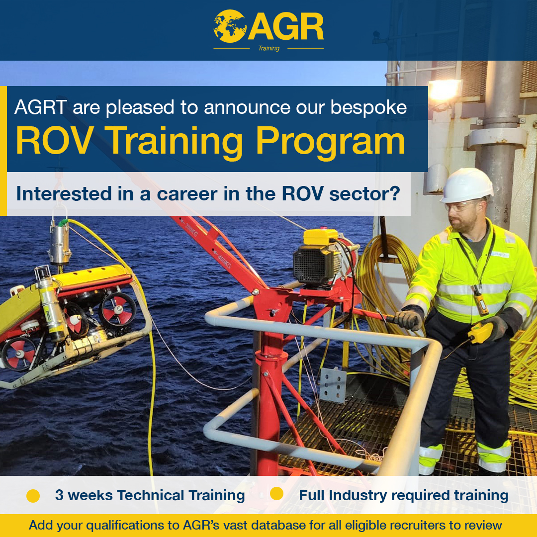 AGRrecruitment's tweet photo. If you are interested in a career in the ROV sector we can provide you with bespoke ROV training through our new AGR training division.
Any enquiries then please email Danielle Wood at: danielle.wood@agrl.co.uk
#lookingtothefuture #ROVtraining #training https://t.co/QAmOSa7Yfq
