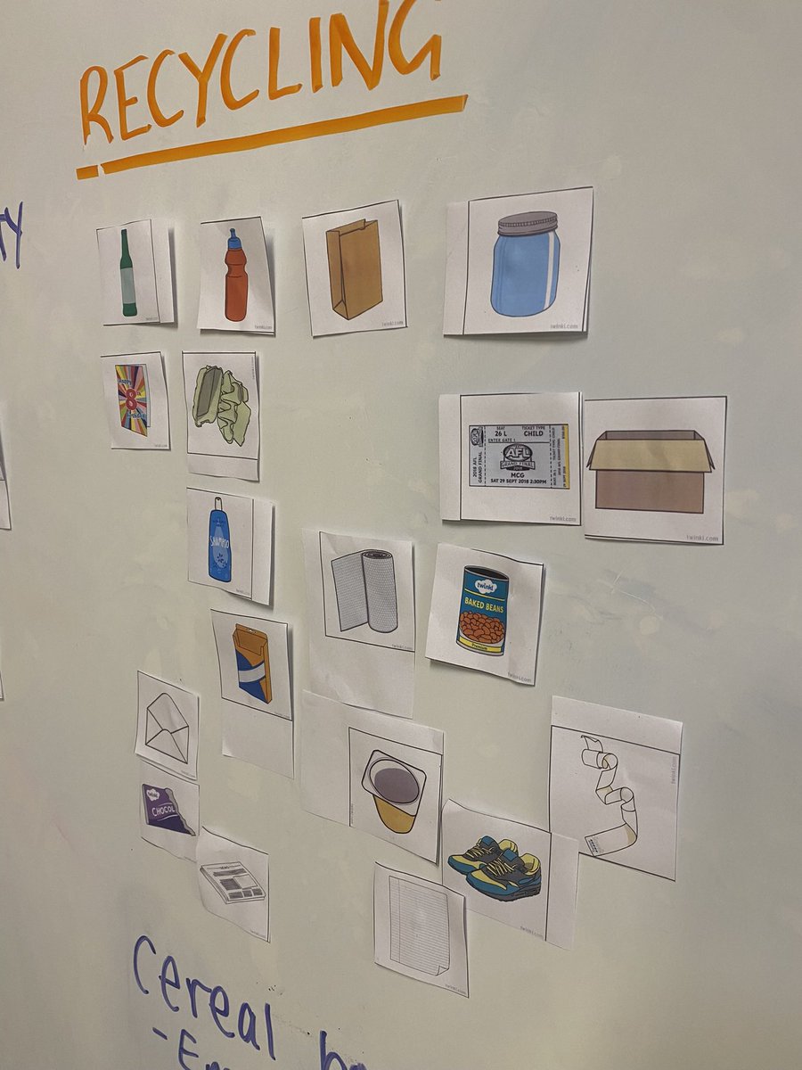 MsTsiav's tweet photo. Teaching kids how to be more sustainable ! Asking students what bin certain waste should go in while using different types of waste to physically do it with them! #acuedu_p https://t.co/K7hBcKjLFE