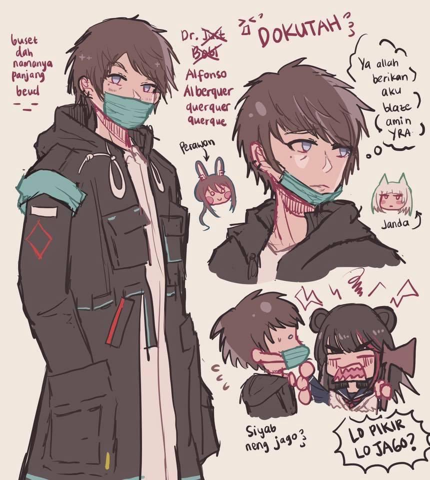 Oh idk i have my old doctor oc for fun i definitely redraw him again to being pegged by gladiia. He is really masochistic bcs he prefer op who spit on him 