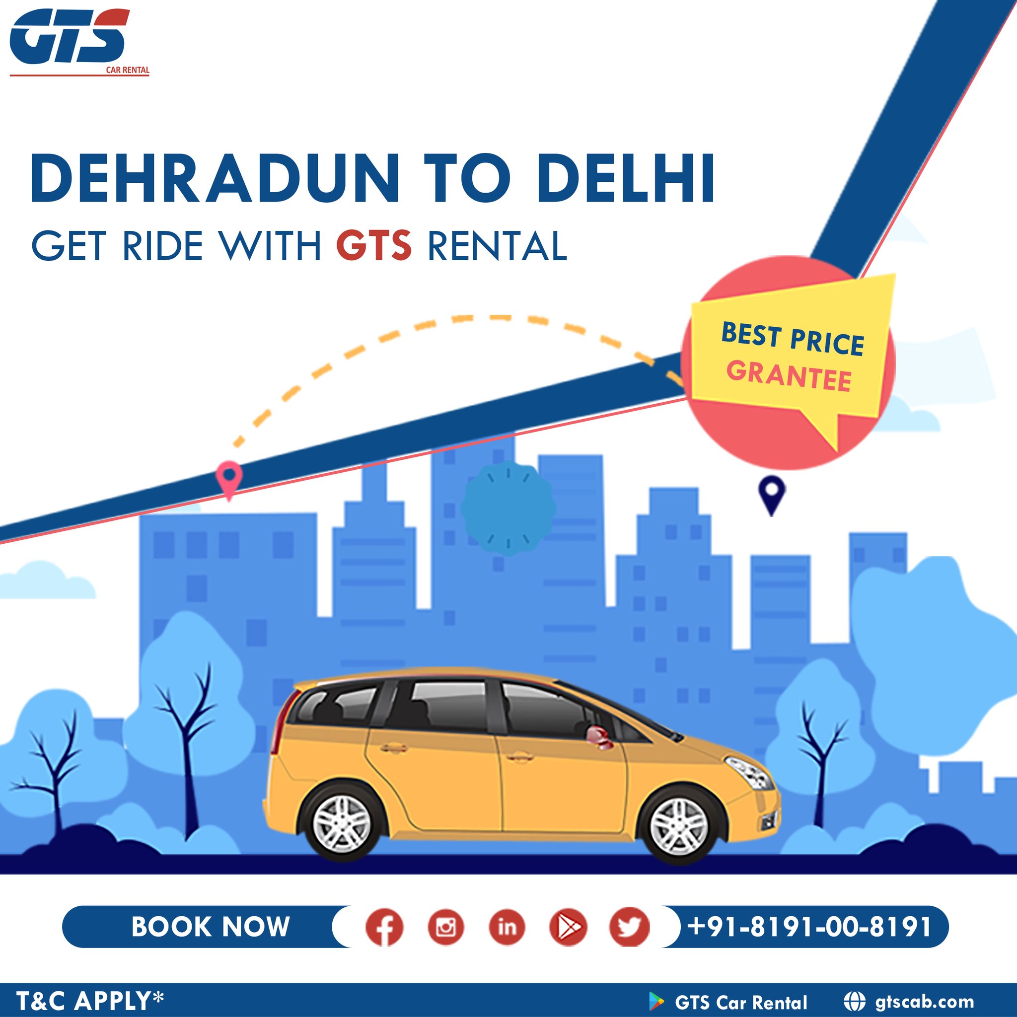 GTS Cab (GTS CAR RENTAL) on Twitter " Dehradun To Delhi Cab Service