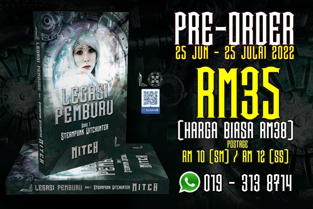 Novel terbaru saya, 460 ms, saiz A5, kertas bulky, cerita mmg best ha3. Harga offer masa preoder je ...
Tekan sini weh wasap.my/60193138714/sw…

#menaraseni