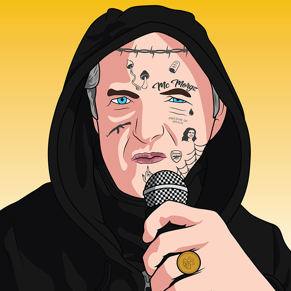 Mase_L2's tweet photo. I am giving away 5 MC Piers Morgan Inkheads to new members on our Discord! Join our Discord today to be in for a chance (Link in bio). Draw is in 24 hours! #NFT #NFTgiveaway #Inkheads #Loopring https://t.co/cXFUidiOR7
