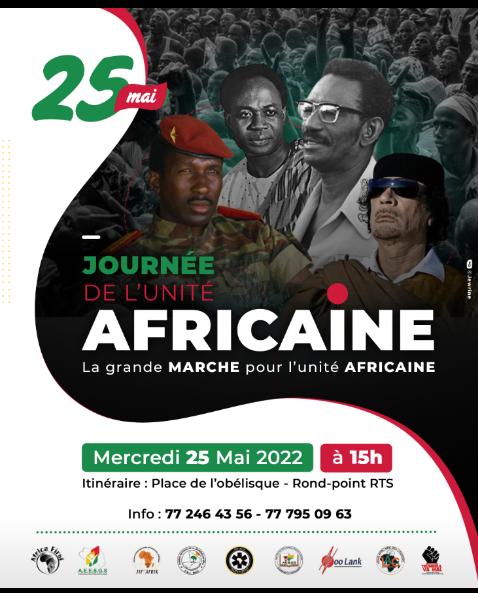Pour la première fois à Dakar à l'occasion de la Journée de l'Afrique, les organisations de la société civile et les ressortissants de plusieurs pays Africains organisent la Grande Marche pour l'Unité Africaine .
#HappyAfricaDay