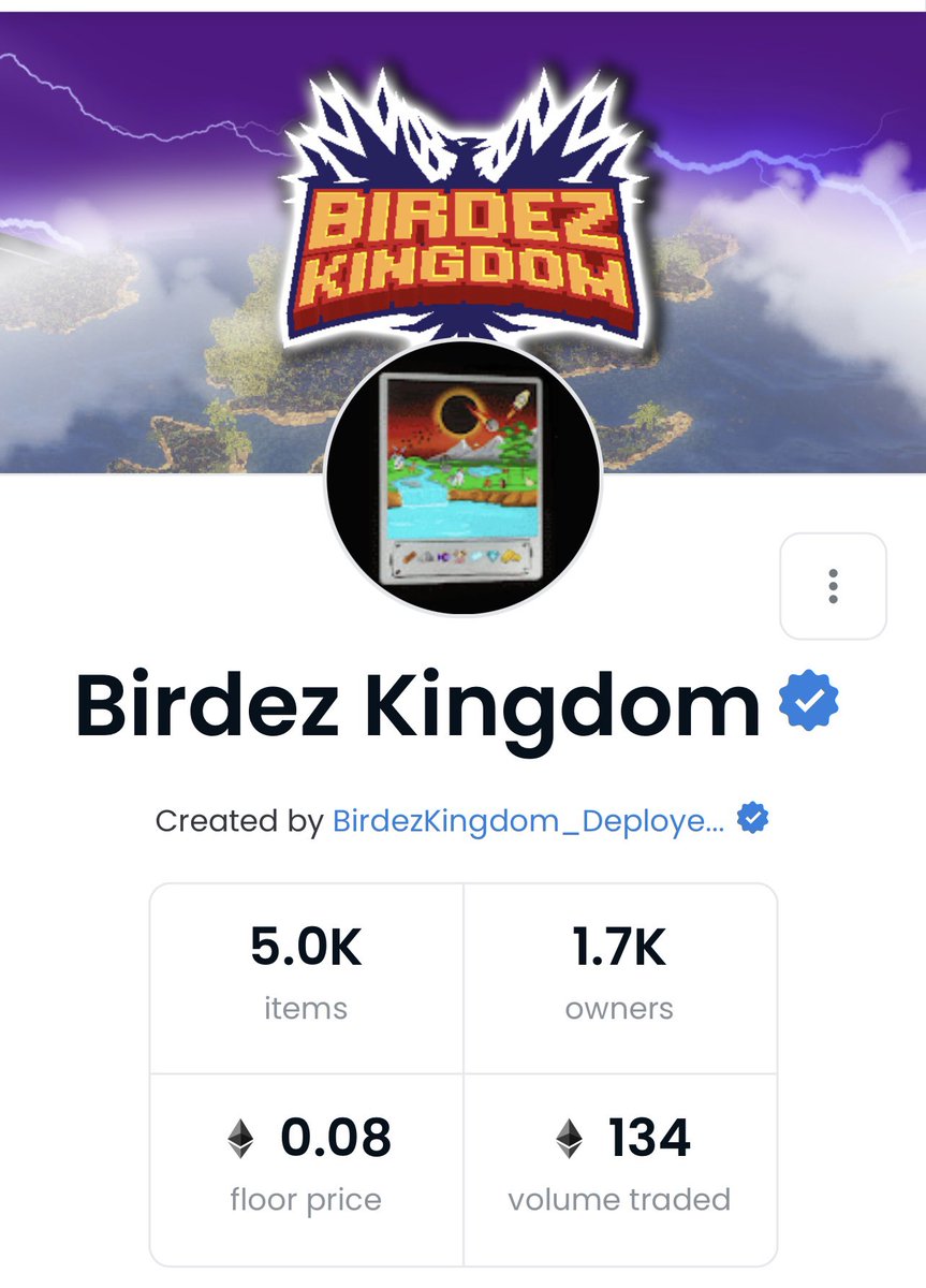 Our latest metaverse collection is now verified on <a href="/opensea/">OpenSea</a> 🔥🔥🔥 Now it’s time for our Genesis BIRDEZ and Baby BIRDEZ ❤️