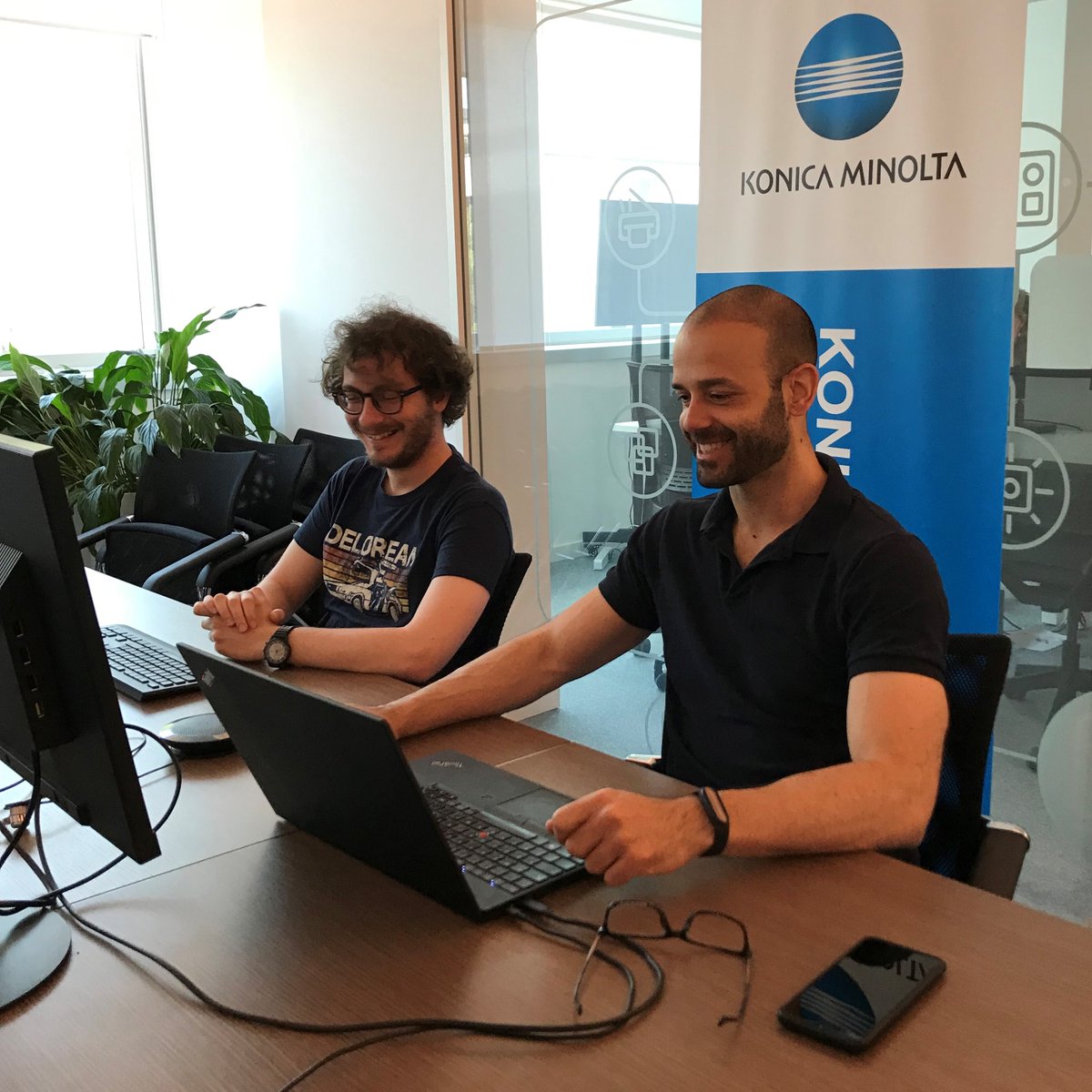 RDKonicaMinolta's tweet photo. We are live with our Cognitive Services team! 

Join their hands-on workshop on "Embedding #NLP on user device with Tensorflow.js" now 👉 https://t.co/48XcsbgrsN

Or catch up on it later 📌 https://t.co/AkaeDIJVKC

#CodemotionWSFest https://t.co/0QJeK694Sr