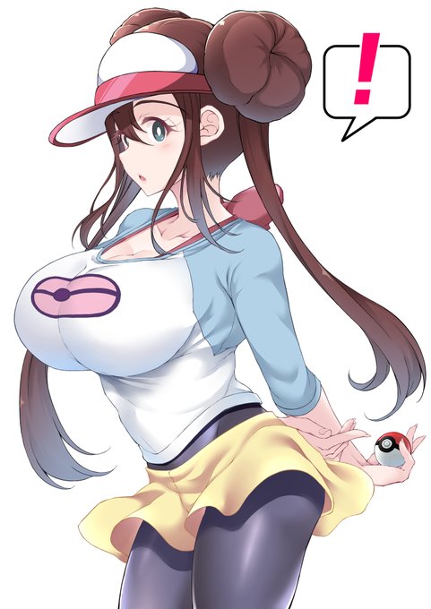 あっ!(なんか男性トレーナーさんとばかり目が合うなぁ…) #ポケモン #メイ 