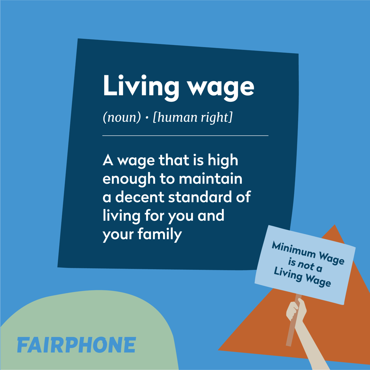 Fairphone's tweet photo. Fairphone has initiated a letter signed by 60+ companies &amp; NGOs calling on the @Europarl_EN to ensure living wages are included as a human right in the corporate sustainability due diligence directive &amp; that their definitions should not be compromised: https://t.co/Bnj7O1p4Fb https://t.co/thNoEi3mCI