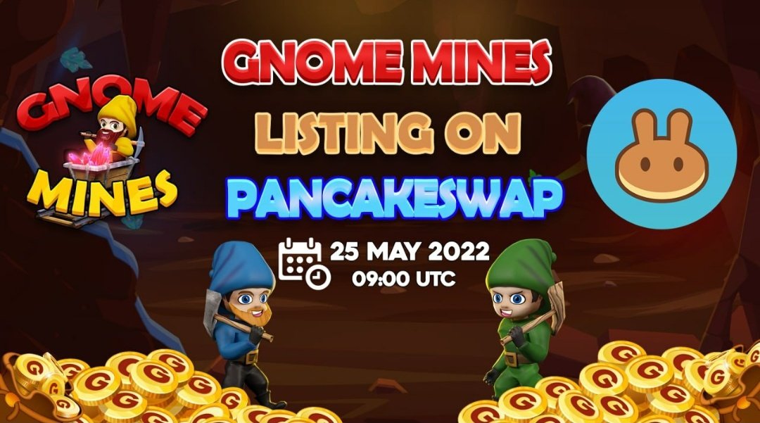 Bnb King (@bnbkingg) on Twitter photo 🔥 @GnomeMinesNFT Very much Bullish on this project🔥🚀
After successful presale for @GnomeMinesNFT time has come for The listing on <a href="/PancakeSwap/">PancakeSwap</a> 🥞 #100xGems
⏰ 25th of May 9am UTC(in 30mints)
Tg👇
t.me/GnomeMines
💹poocoin.app/tokens/0x9888d… 🔥 @GnomeMinesNFT Very much Bullish on this project🔥🚀
After successful presale for @GnomeMinesNFT time has come for The listing on <a href="/PancakeSwap/">PancakeSwap</a> 🥞 #100xGems
⏰ 25th of May 9am UTC(in 30mints)
Tg👇
t.me/GnomeMines
💹poocoin.app/tokens/0x9888d…