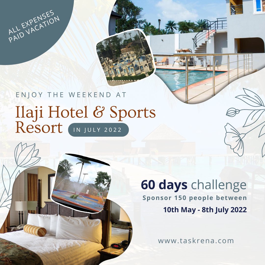 taskrena's tweet photo. What do you think about an all-expenses-paid vacation to @ilajiResorts ?
#teg #tegincome #taskrenaearnersgroup #taskrena
#passiveincome #workfromhome https://t.co/OVK3AAeGEK