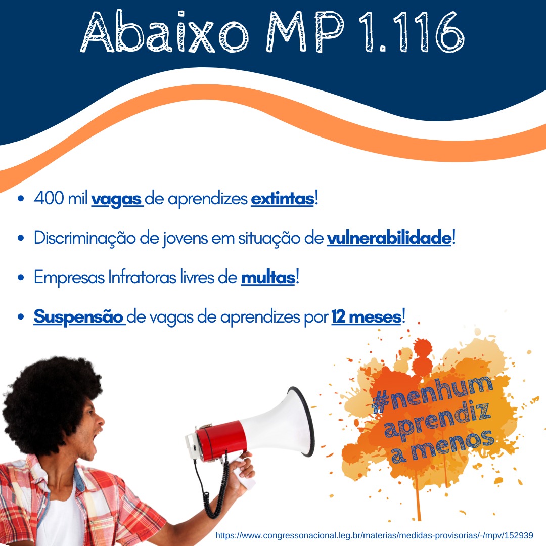 Fopap_SP's tweet photo. #abaixomp1116 #nenhumaprendizamenos
Precisamos nos unir URGENTEMENTE contra uma medida provisória– VOTE NÃO: https://t.co/1kNH0R7OLW https://t.co/ejUzkmwMin