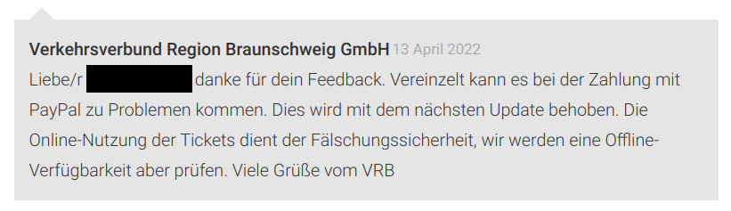 timoschwarzer's tweet photo. tja, der VRB macht es vor. Fälschungssichere Tickets durch Onlinezwang. Da kann sich die @DB_Bahn mal eine Scheibe von abschneiden, immerhin sind die Tickets im DB Navigator ja alle nicht fälschungssicher, der speichert die ja offline... https://t.co/qiUJ7qzGLR