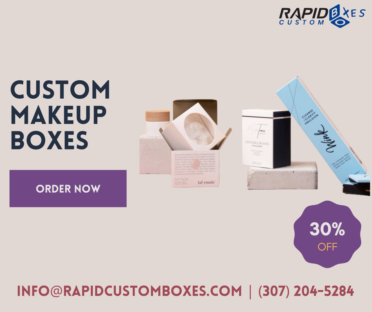 rapidcb's tweet image. Learn more about how to order custom cosmetic boxes, folding cartons, and makeup packaging.

📦 bit.ly/3sTvyMs
📧 info@rapidcustomboxes.com
📞 (307) 204-5284
📍 Wyoming, United States

#RapidCustomBoxes #CustomBoxes #CustomPackaging #cosmeticbrands #cosmeticproducts