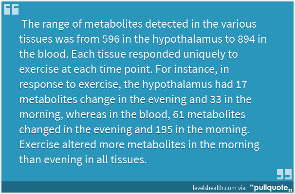 raceryapp's tweet photo. New research finds exercise time of day matters for metabolism - Levels https://t.co/GrSrAC7rH5 https://t.co/AC9jyt47Qz
