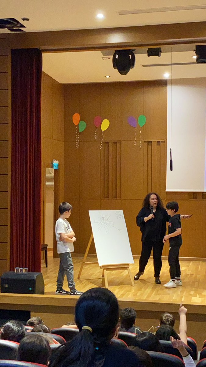 We had a chance to host famous writer Eda Albayrak ☺️ Thank you for coming 😊 

@acrznp <a href="/EnisEryaman/">Enis Eryaman</a> #tuzladoğakoleji #tuzladoğailkokulu