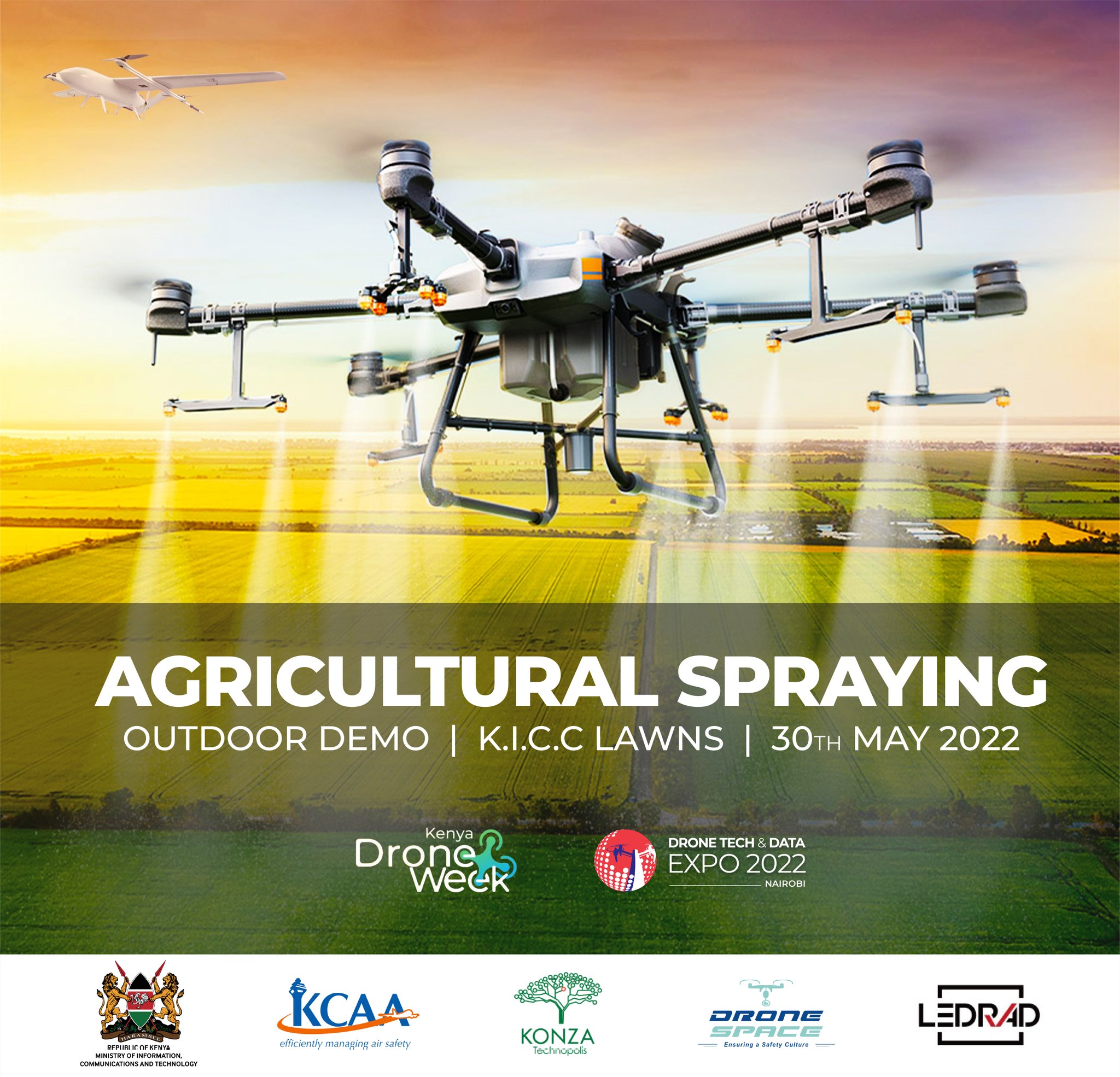 Inapropiado dorado Cósmico Kenya Drone Expo & Conference on Twitter: "Agricultural drones are helping  farmers increase overall efficiency while significantly cutting down  operational costs. Come and experience agricultural drones in action on the  sidelines of