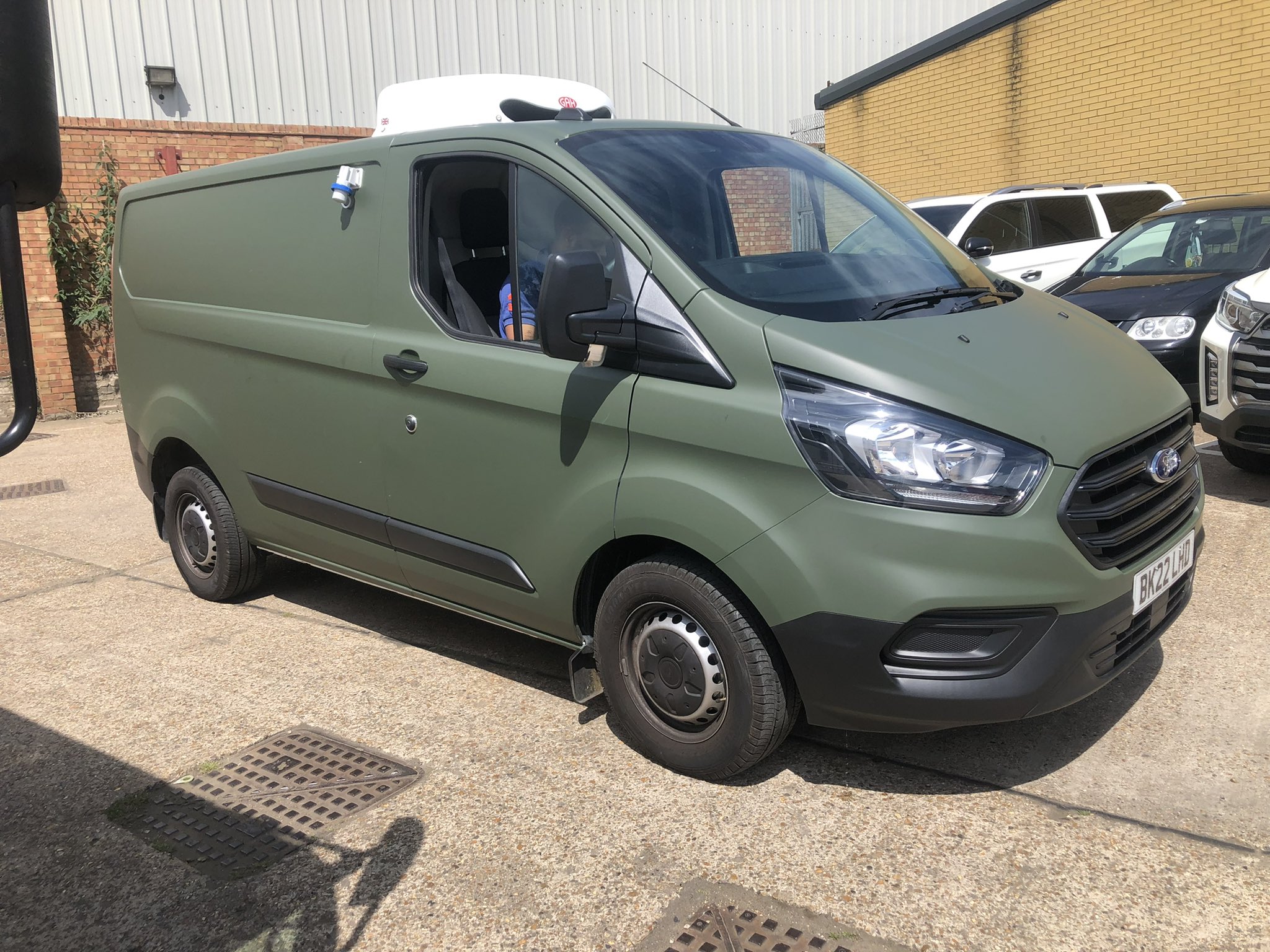 green ford van