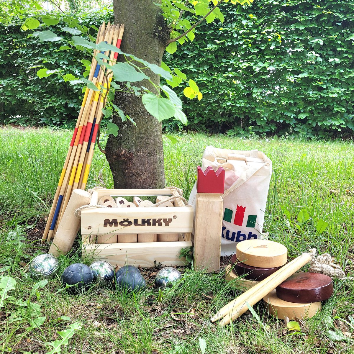 Ihr braucht noch Ideen was ihr am langen Wochenende macht? Wie wäre es mit Riesen-Mikado,  Mölkky oder Wikingerschach? Alles und noch viel mehr bei uns ausleihen.

#StadtbibliothekVerden #Gartenspiele