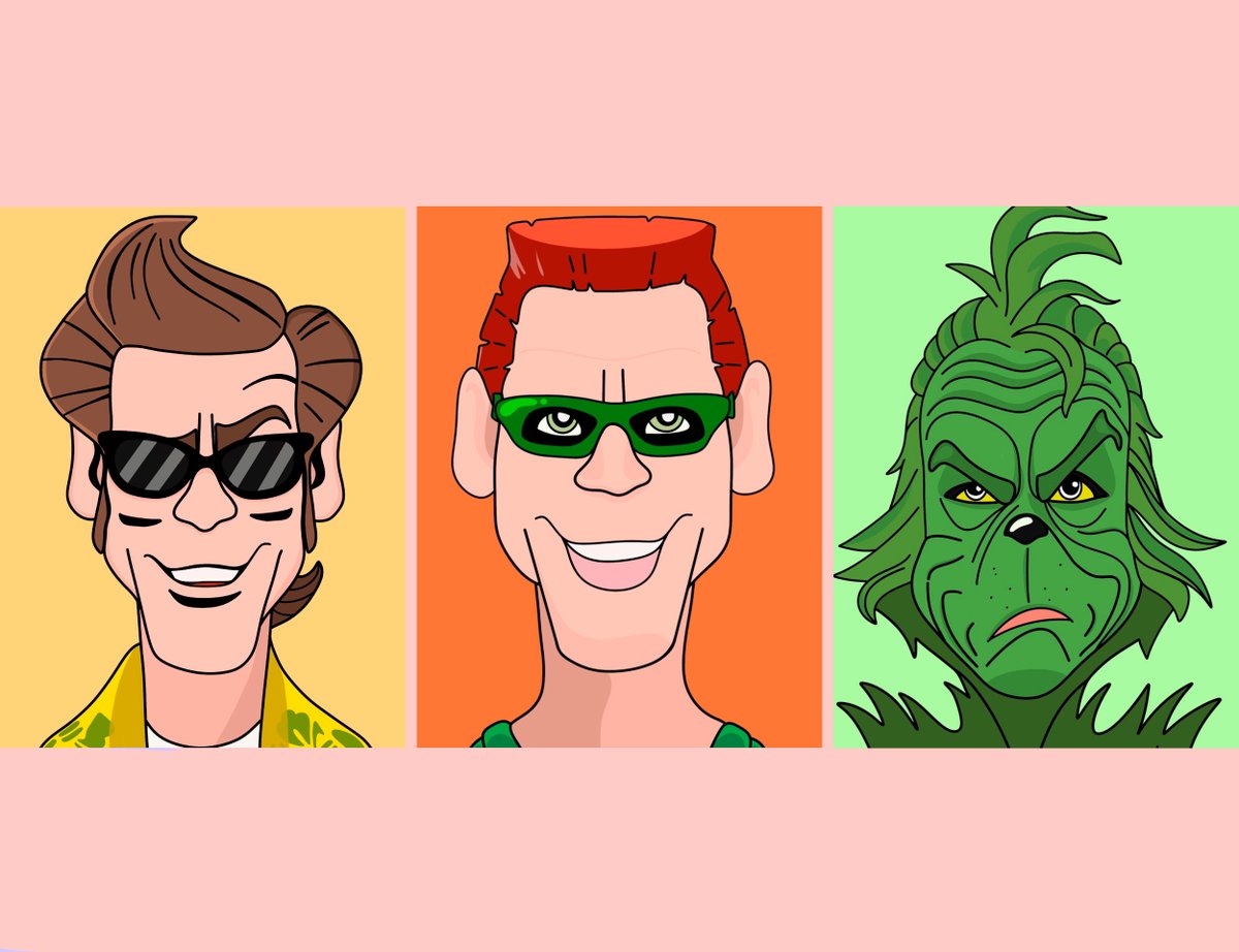 New illustrations 'Jim Carrey'
Behance Gallery 
behance.net/gallery/144539…

#illustration #NFTCommunity