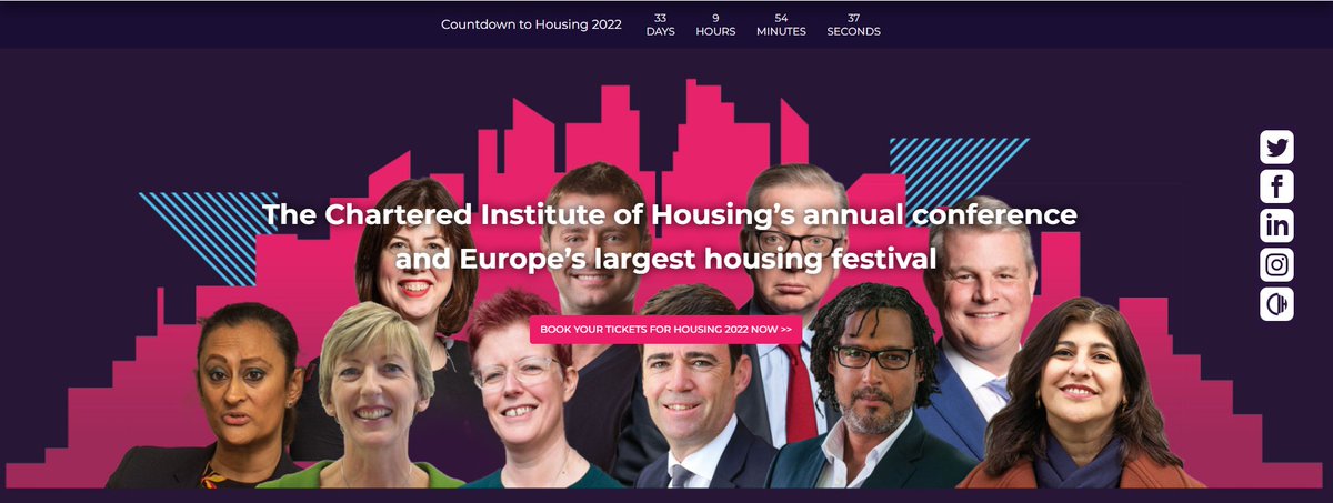 Burley Browne Residential will be attending Housing 2022 this year!! #Housing2022 #Manchester #BurleyBrowne #countdownbegins 
cihhousing.com