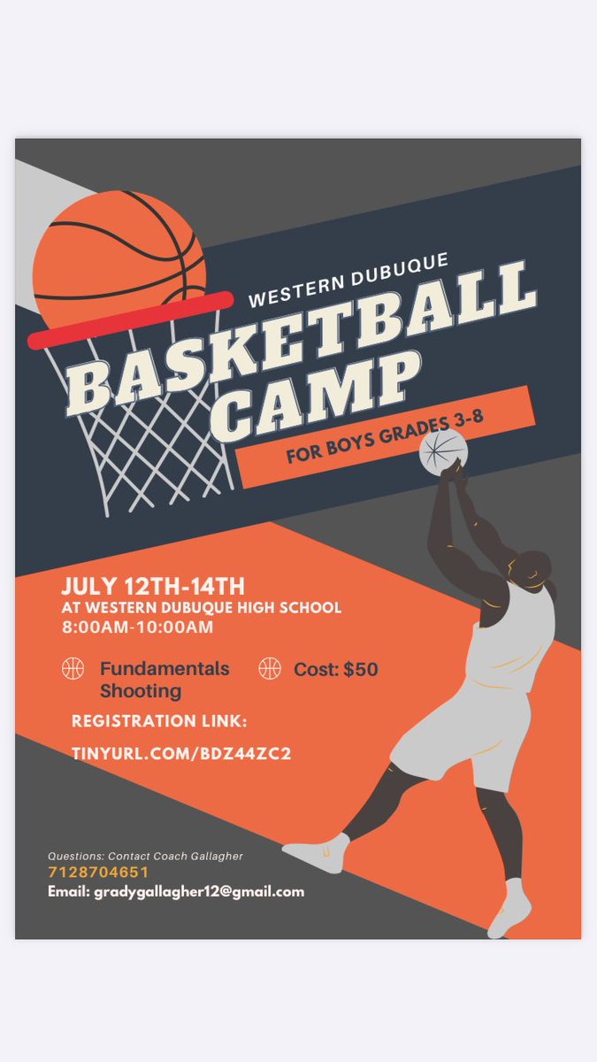 Make sure to get signed up for the Bobcat Boys Basketball Camp this summer July 12-14th. Please contact Grady Gallagher with any questions: gradygallagher12@gmail.com

<a href="/tlownAD/">Tyler Lown</a> <a href="/WDAPGOBOBCATS/">Rich Hatcher</a> #wdbobcats