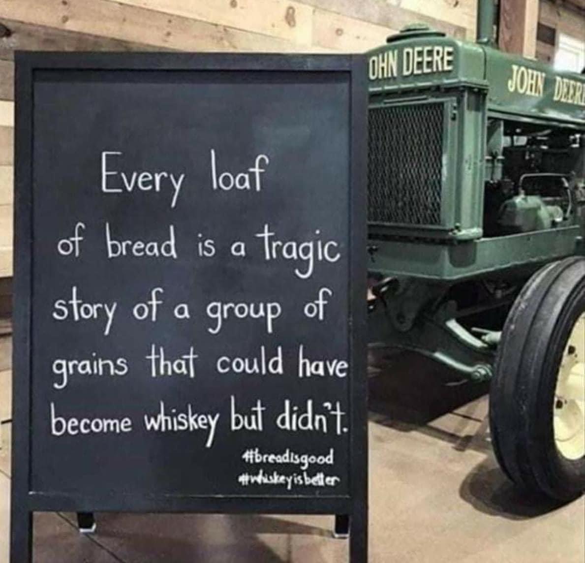 ourunstablemind's tweet photo. Every loaf of bread is a tragic story of a group of grains that could have become Whisky, but didn't.
Buwaahahaheho ๐คฃ
#WhatsAppUniversity #joke #bread #whisky #food #alcohol #storyteller #breadisgood #whiskyisbetter https://t.co/64nkzpB2uW