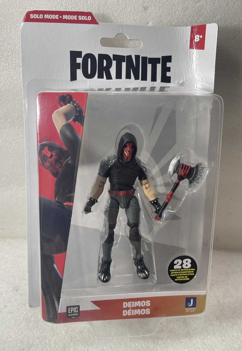 preterniadotcom's tweet photo. A few new Jazwares Fortnite 4” Solo Mode figures: Deimos, Doctor Slone, Diamond Hanz, and Summer Drift. https://t.co/Hd4ZQpSNTL