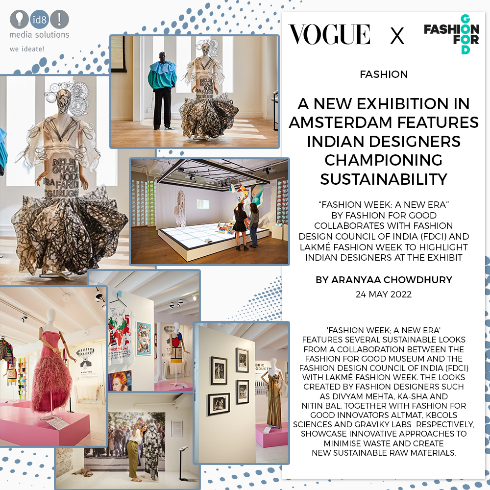 id8mediaglobal's tweet photo. Is sustainability a trend?
@FashionforGood thinks not with ‘Fashion Week: A New Era’, a collaboration between the Fashion Design Council of India and @LakmeFashionWk, and covered by@VOGUEindia!
Check out the article here - https://t.co/bSAukuNB62
#WeIdeate https://t.co/vWnNkMjAWD