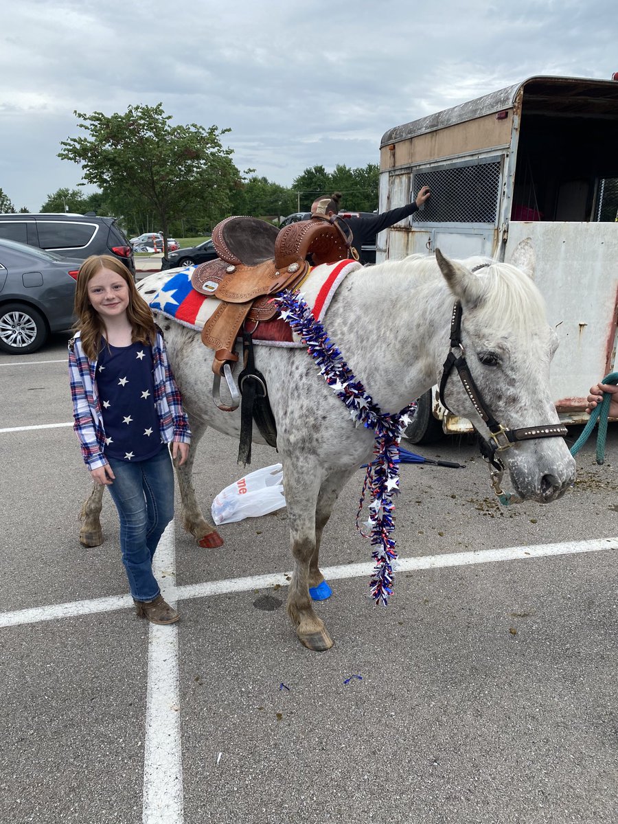Getting ready for the 45th Memorial Day Parade at Willowville ⁦<a href="/WestCler/">West Clermont Schools</a>⁩