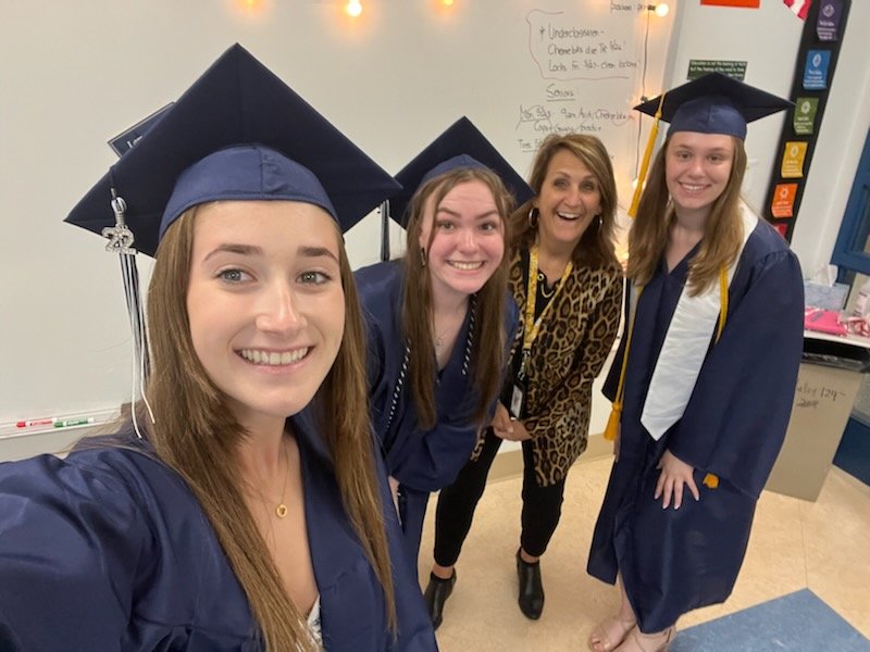 Three smart, talented, beautiful young women here. I will miss you Mak, O, Elura. Cannot wait to see where you end up in life!