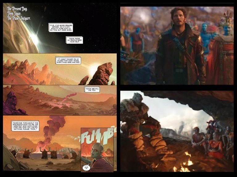 dano_cosmic's tweet photo. Have seen some speculate that the blue people shown in a few shots of the #ThorLoveandThunder trailer may be from #CentauriIV, the comic homeworld of #Yondu’s people - the #Centaurians, maybe even tying into the mention of #CentauriVI from the #Eternals…
✨
1 of 3 https://t.co/jH0aTnLIV0