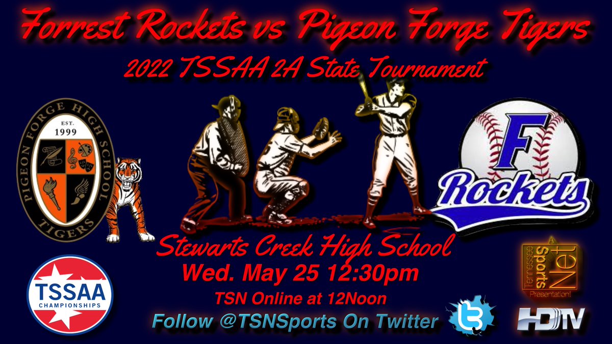TSNSports's tweet photo. CONGRATS! @forrest_sb and @FHS_Rocket_Boys on your wins Tues in #SpringFling2022. #TSNSports GAME DAY will be at Stewarts Creek for the Rockets and @pftigerbaseball at 12:30pm...Join us if your can't make it live. Forrest TSN Page > https://t.co/dJIfdJJlW9 https://t.co/1tFysj3F3e