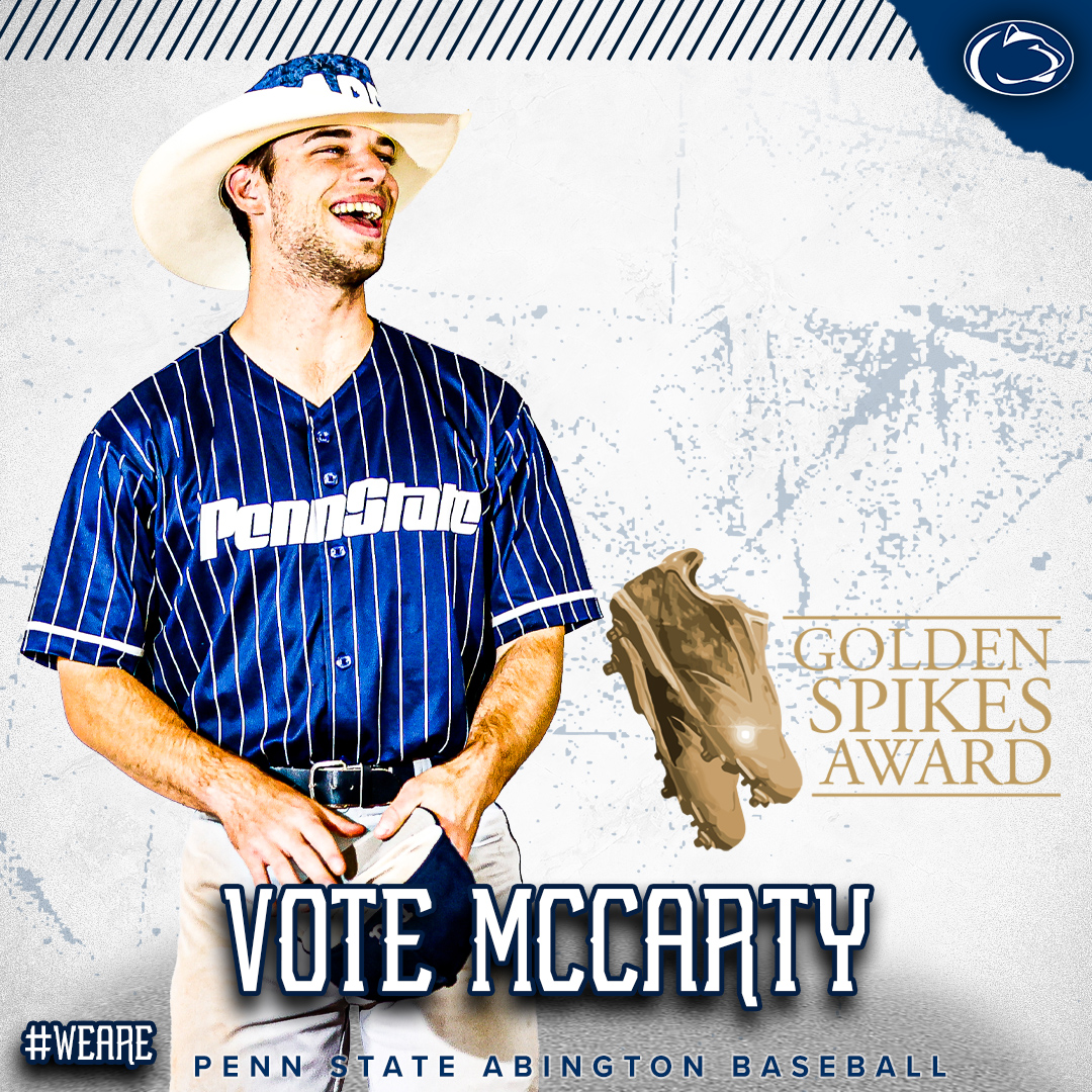 abingtonsports's tweet photo. Good Morning Twitter! Did you remember to #VoteMcCarty for the #GoldenSpikes Award?!
.529 | 100 Hits | 89 Runs | 29 HRs | 91 RBI | 220 TB | 1.164 Slugging... in just 44 games 🤯
@PSUabington @GoUnitedEast @NCAADIII @PSUAbingtonBSB @D3Baseball
➡️ https://t.co/kOW0tLGWmh https://t.co/r6dvLkGDgu