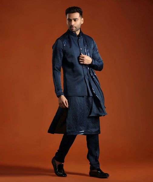 Korabynm's tweet photo. Crafted with blended silk fabric for the smoothest feel and comfort. The intricate detailing adds a touch of sophistication. Shop this perfect outfit for a cocktail eve celebration.
https://t.co/CQQaLL3XJ2
#korabynm #sherwani #kurtaset #silkfabric #latestfashion #indianattire https://t.co/Z3UENFYcLf