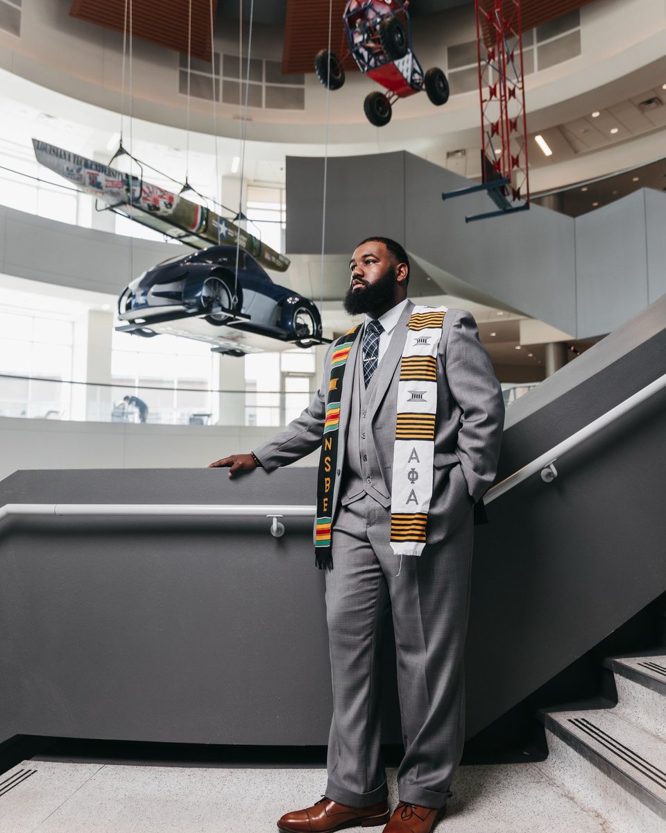Graduate Spotlight 💡: Congratulations to Bro. Max Broussard on receiving his Bachelors of Science in Mechanical Engineering. Bro. Broussard will be moving to Alexandria, LA and will begin working as a Process Engineer. Onward and Upward! 🤙🏾