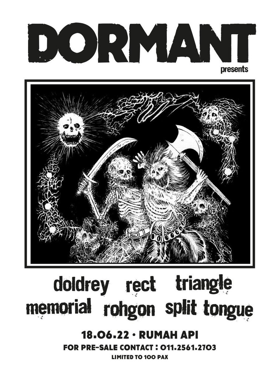 freshtownrec's tweet image. Shows update! 

1. 4th June, I-cafe Sg Buloh, 4pm sharp. Ticket thru @BForBeelzebub 

2. 18th June, Rumah Api, Usual timing. Ticket thru @vzwvnvbdrvhim 
(this one is gonna be hell of a show)