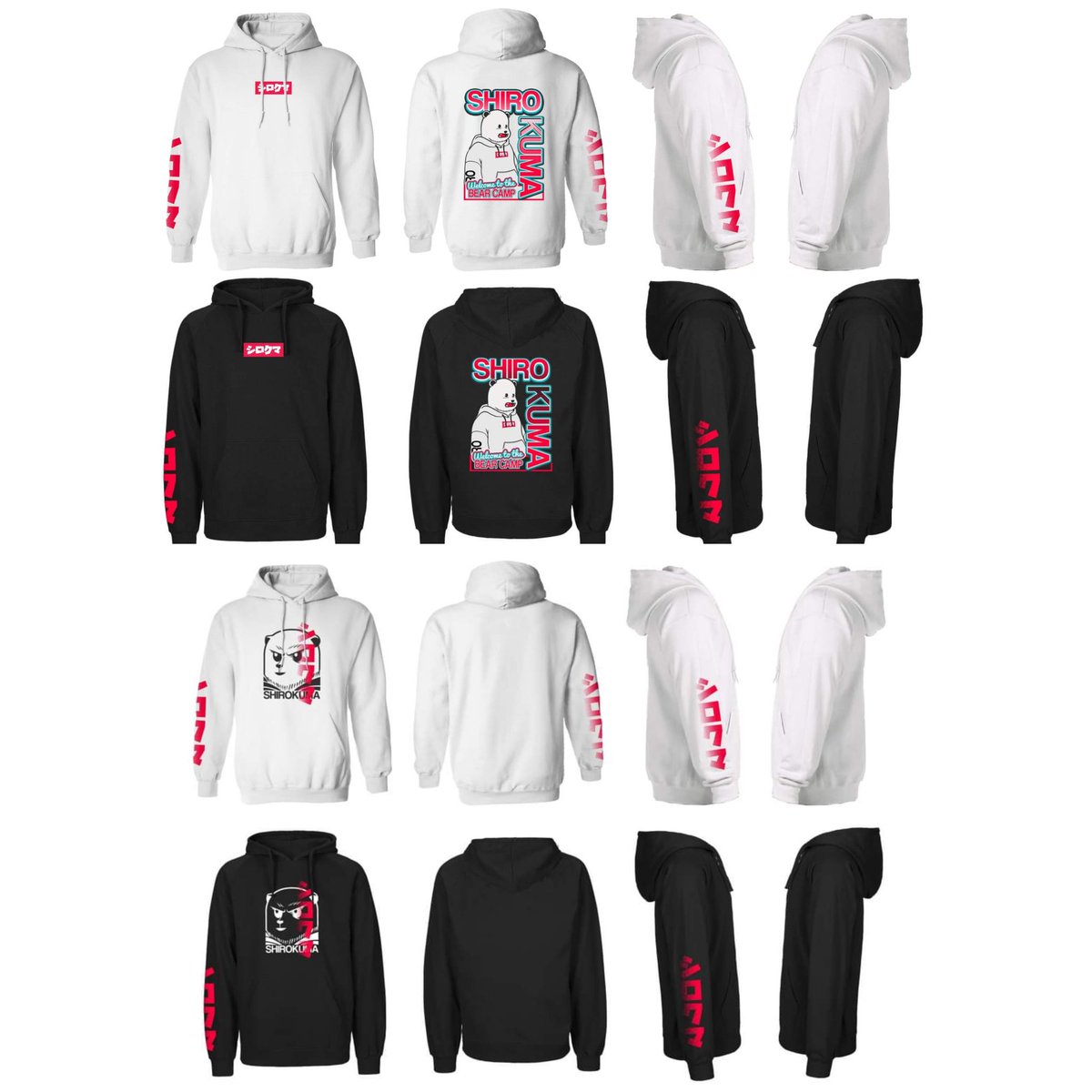 New hooded sweatshirt collection!🐻‍❄️🐻‍❄️🐻‍❄️ facebook.com/shirokumaph