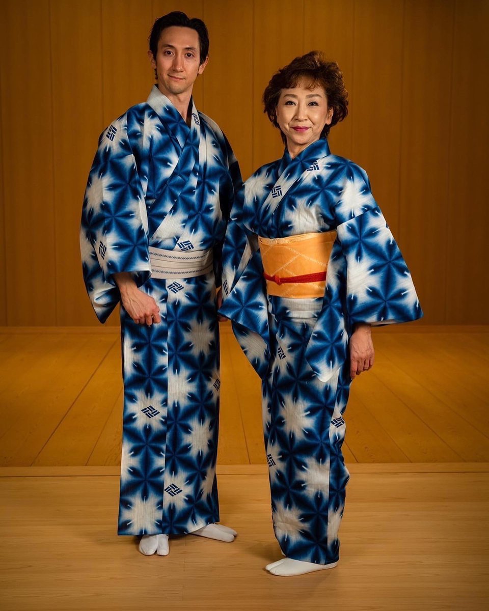 今年の西川流お揃い浴衣。 こんせい有)こんせいさんとの